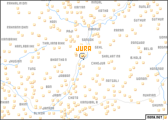 map of Jūra