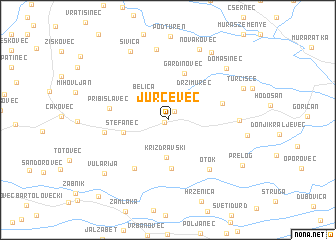 map of Jurčevec