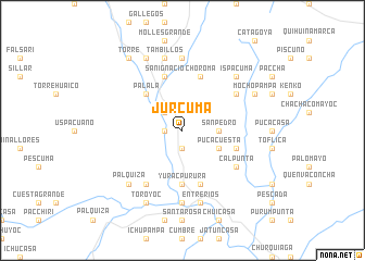 map of Jurcuma