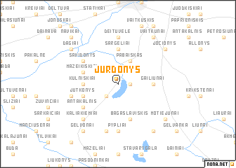 map of Jurdonys