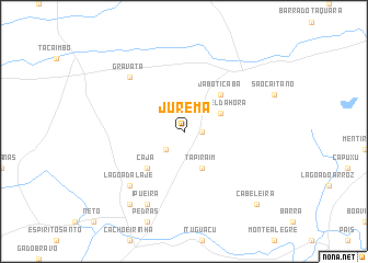 map of Jurema