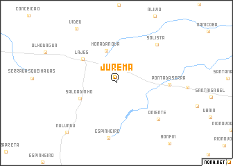 map of Jurema