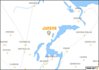 map of Jurema