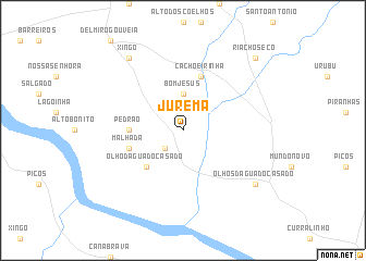 map of Jurema