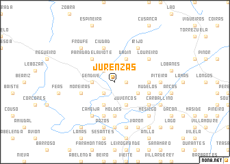 map of Jurenzás