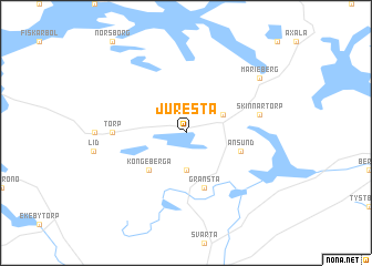 map of Juresta