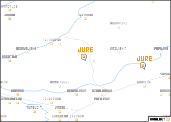 map of Jūrė