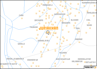 map of Juria Khān