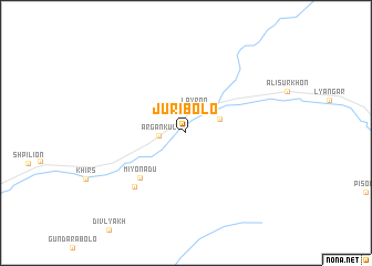 map of Juri Bolo