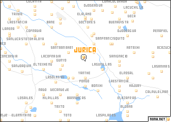 map of Júrica