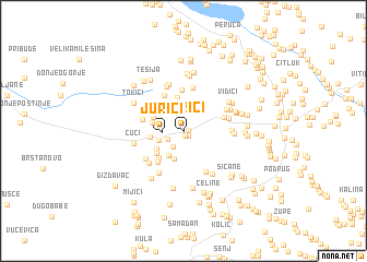 map of Jurići