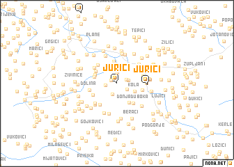 map of Jurići