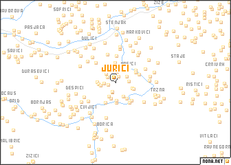 map of Jurići