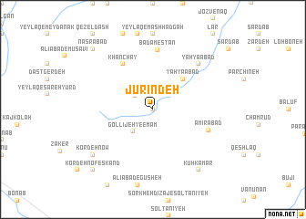 map of Jūrīn Deh