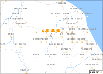 map of Juríuohu