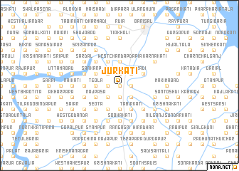 map of Jurkāti