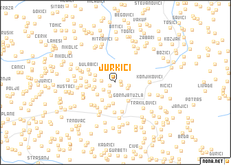 map of Jurkići