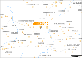 map of Jurkovac