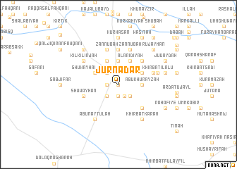 map of Jurn Ādār