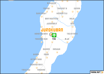 map of Jūrokuban