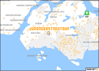 map of Jurong East New Town