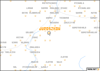 map of Juroszków