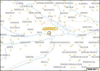 map of Jurovci