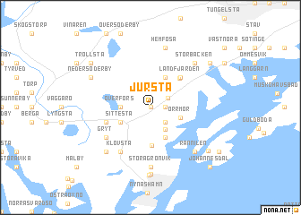 map of Jursta