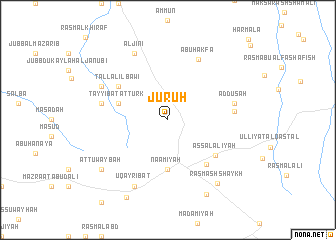 map of Jurūḩ