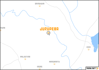 map of Jurupeba