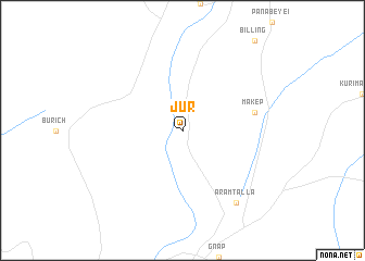 map of Jur