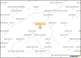 map of Jusaki