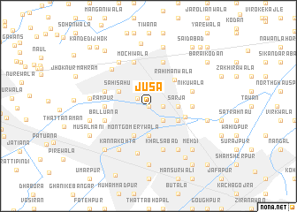 map of Jusa