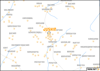 map of Jūshīr