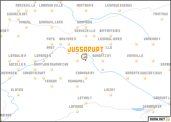 map of Jussarupt