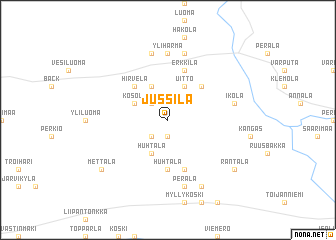 map of Jussila