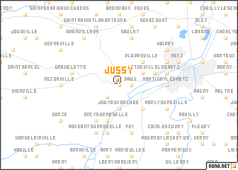 map of Jussy