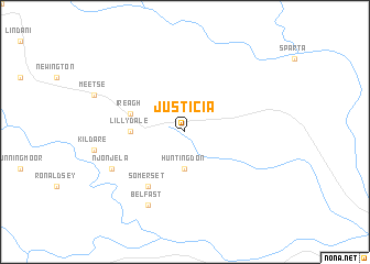 map of Justicia