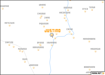 map of Justino