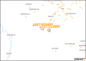 map of Justis Ghari