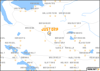 map of Justorp