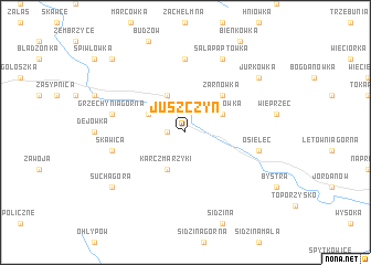 map of Juszczyn