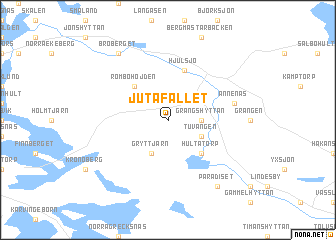 map of Jutafallet