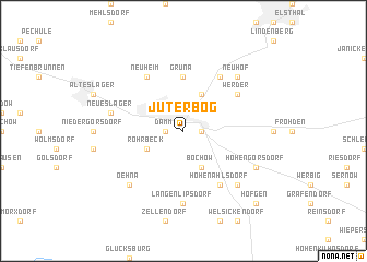 map of Jüterbog