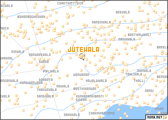 map of Jūtewāla