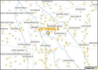 map of Juthawāla