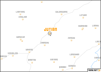 map of Jutian