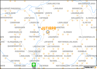 map of Jutiapa