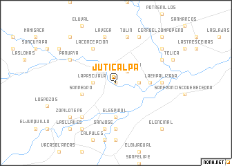 map of Juticalpa