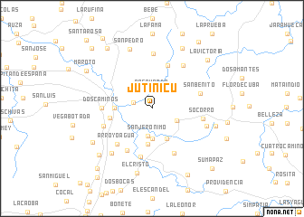 map of Jutinicú